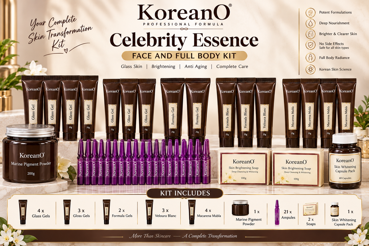 KoreanO Celebrity Essence Flawless Face and Full Body kit