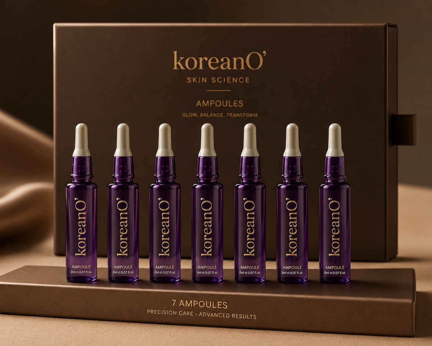 7 Skin Brightening Ampules ~ Intense Skin Whitening Potent Formula